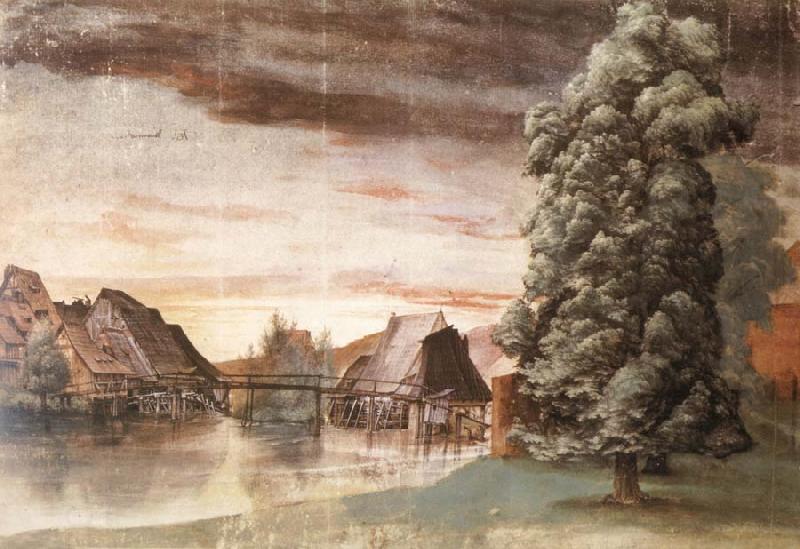 Albrecht Durer The Willow mills on the pegnitz China oil painting art